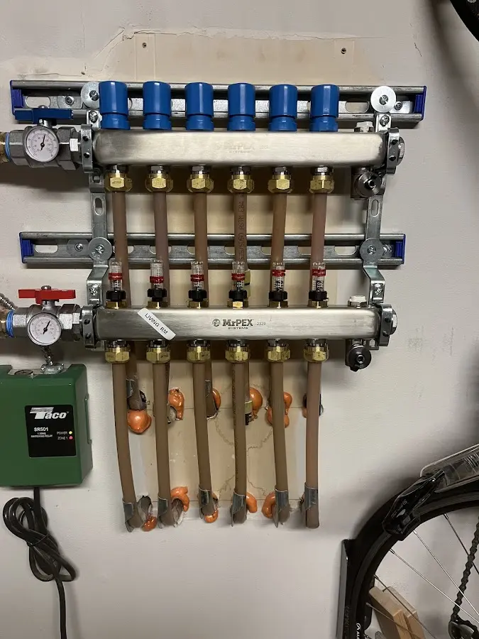 Plumber performing Leak Detection at a residential property in Slippery Rock